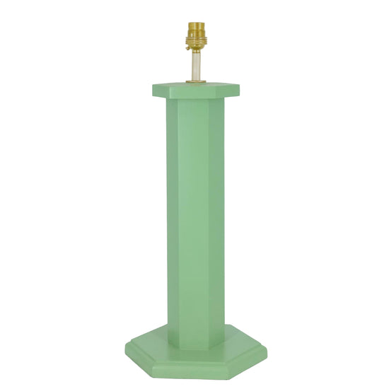 Hexagon Table Lamp - Turtle Green (US)