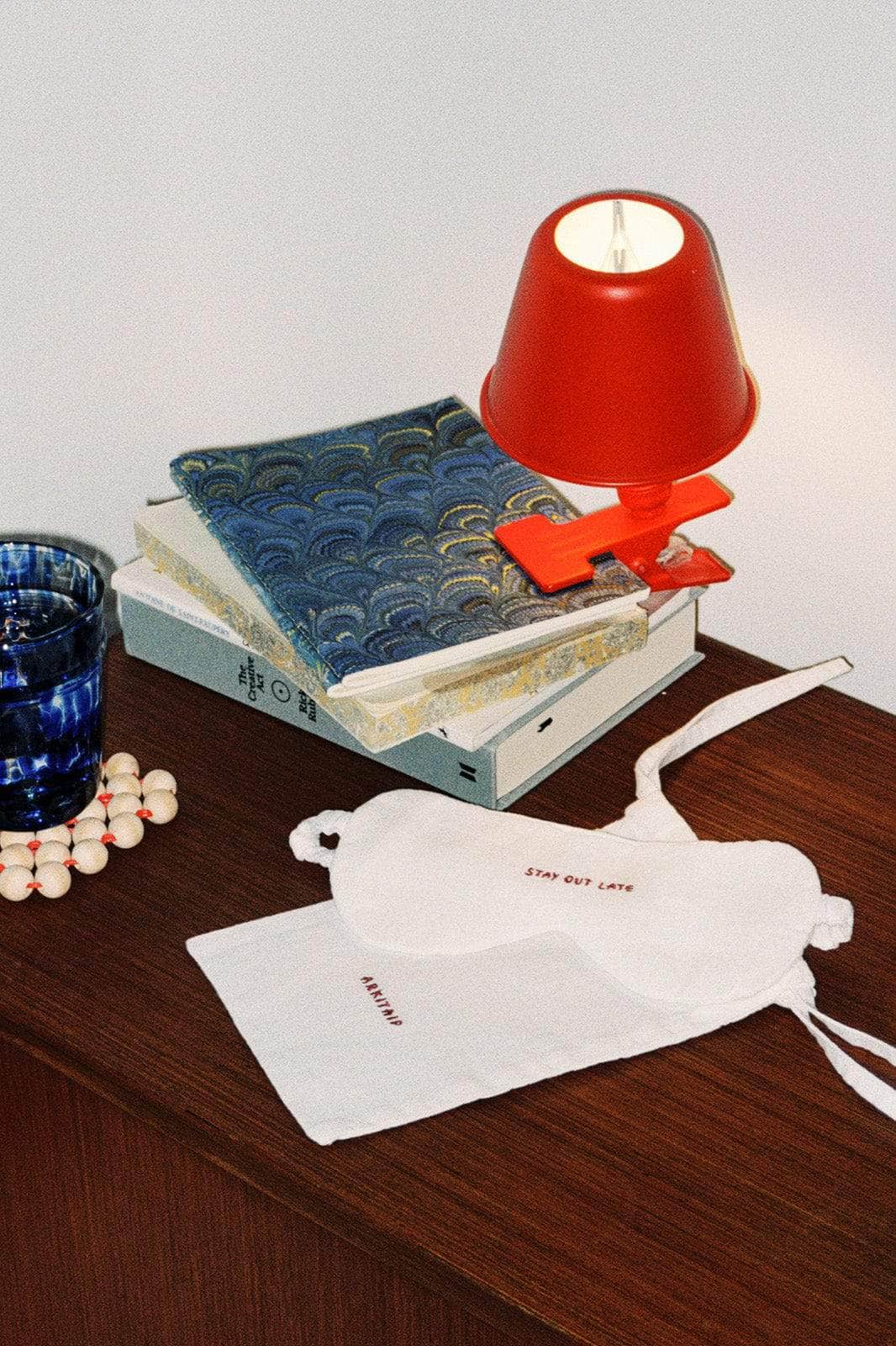 Stay Out Late' Linen Eye Mask