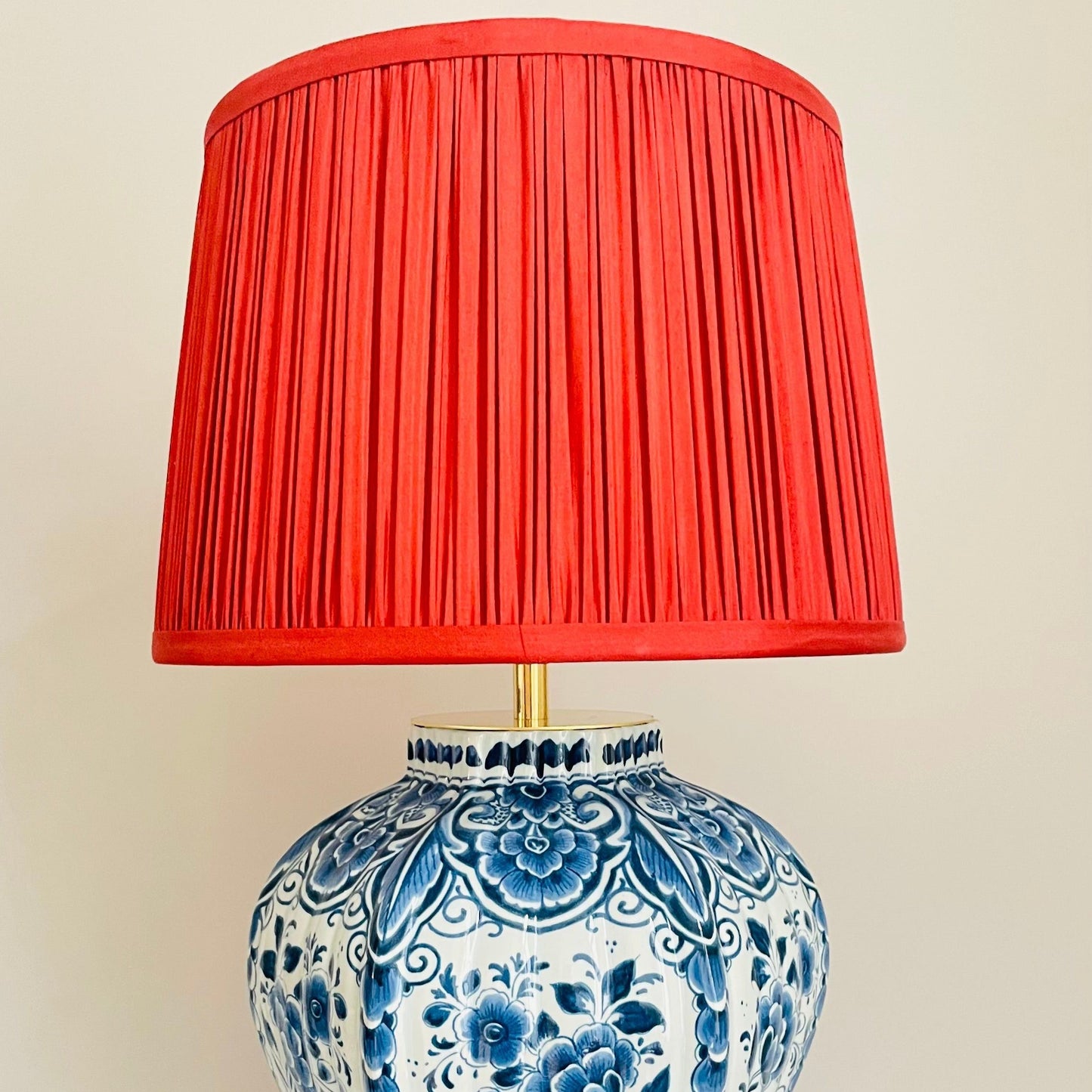 Antique Delft Lamp
