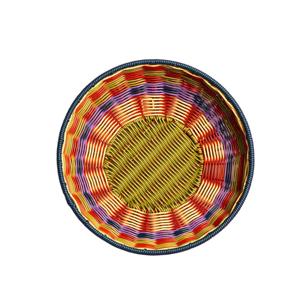 Woven Bowl | Red & Olive
