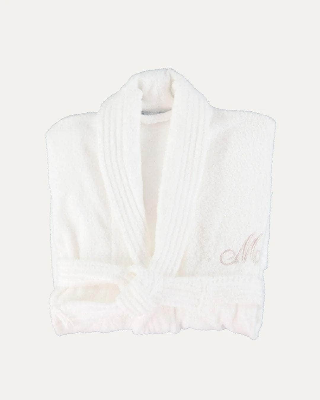 Personalised White Bath Robe