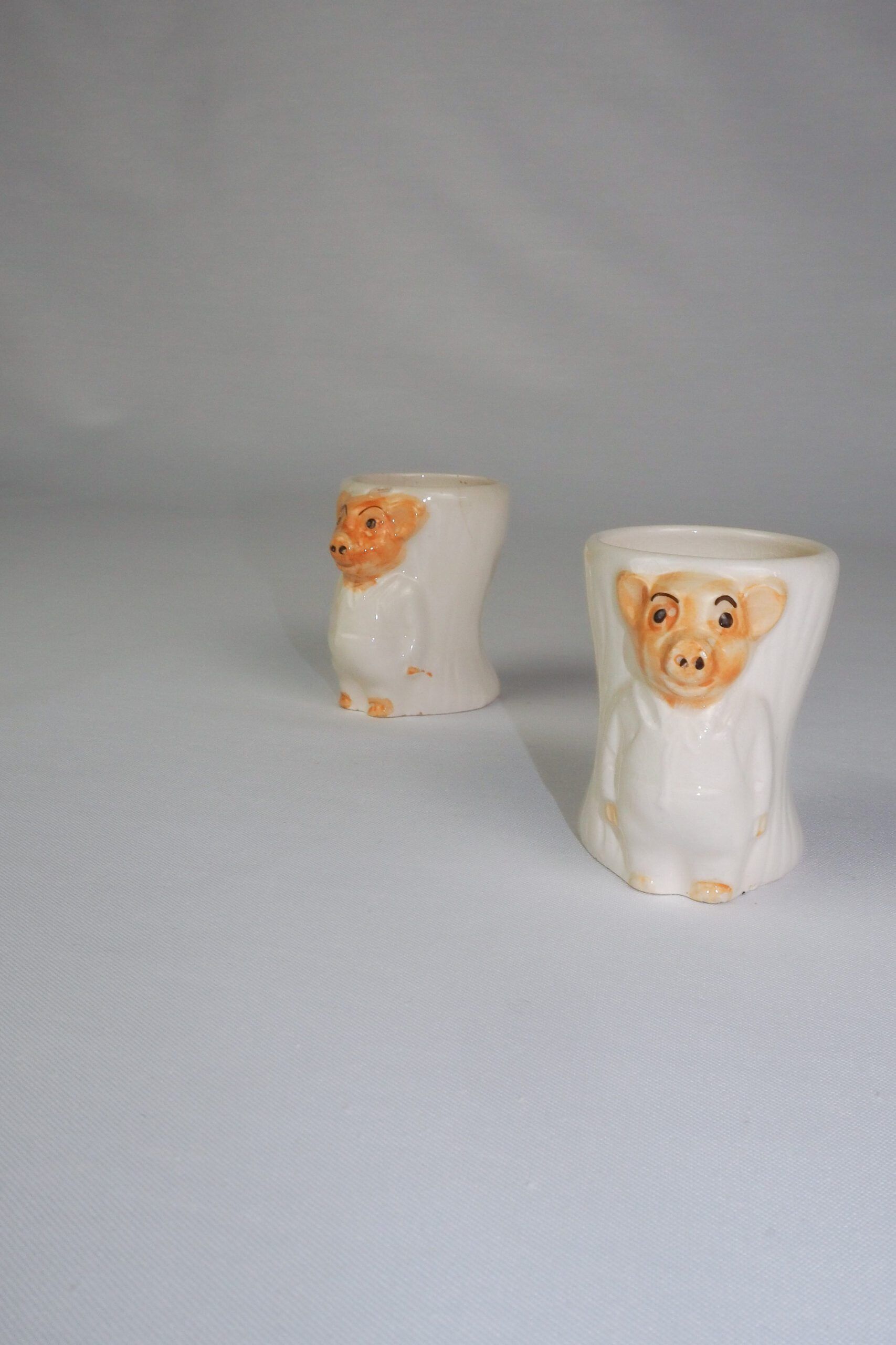 Vintage Pinky and Perky Egg Cups