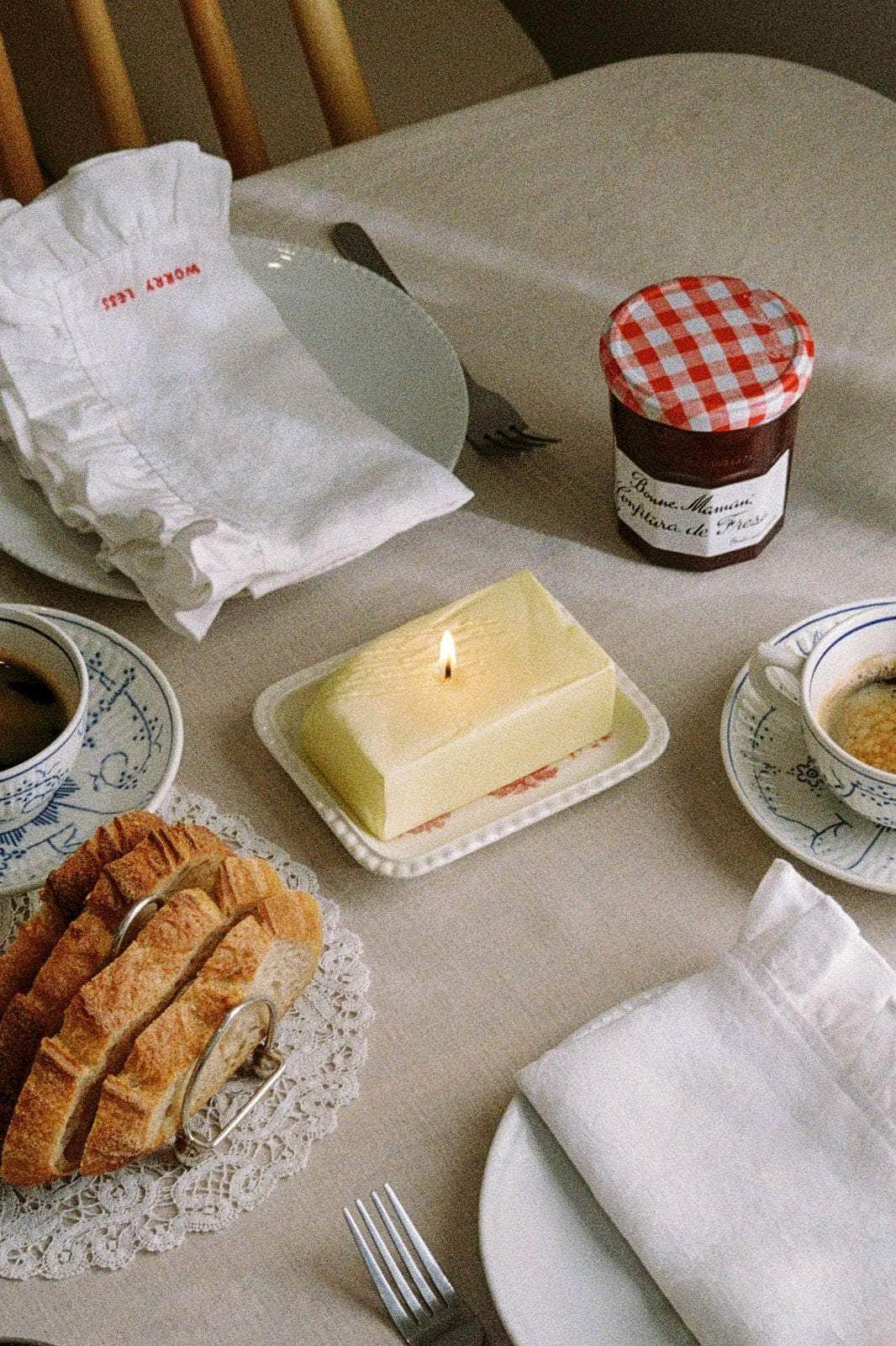 Handmade Butter Candle