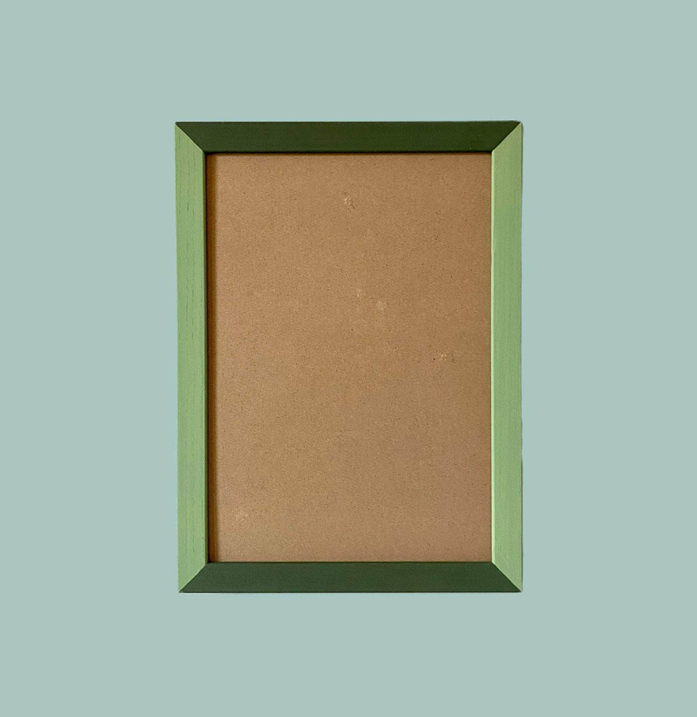 Painted Wood Picture Frame, Eat Your Greens