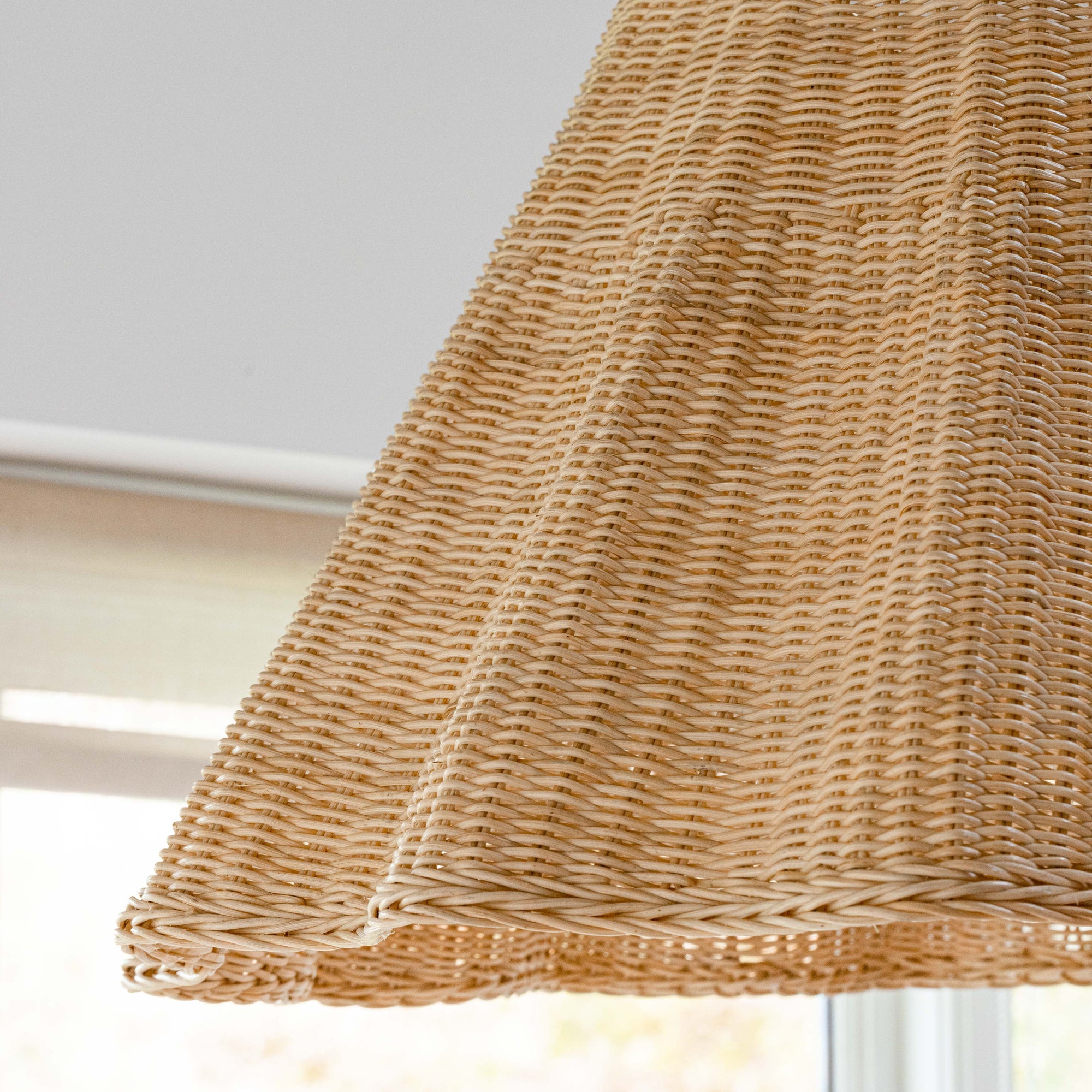 Wave Rattan Lampshade (Large)