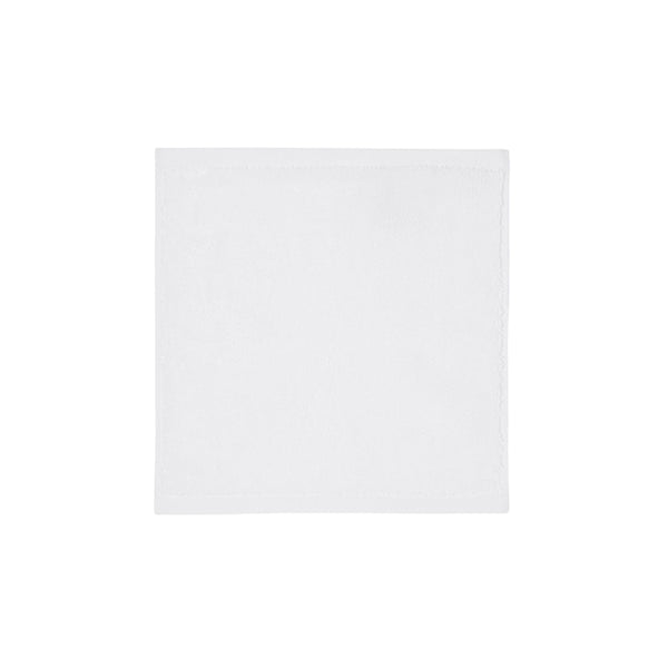 Organic Cotton Face Towel - Classic White