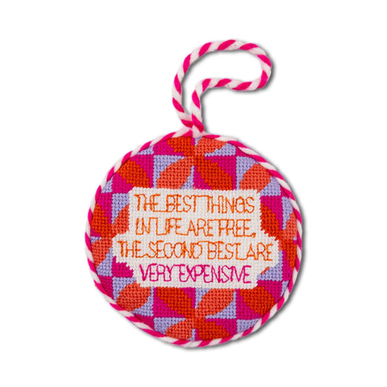 Needlepoint Ornament - Expensive