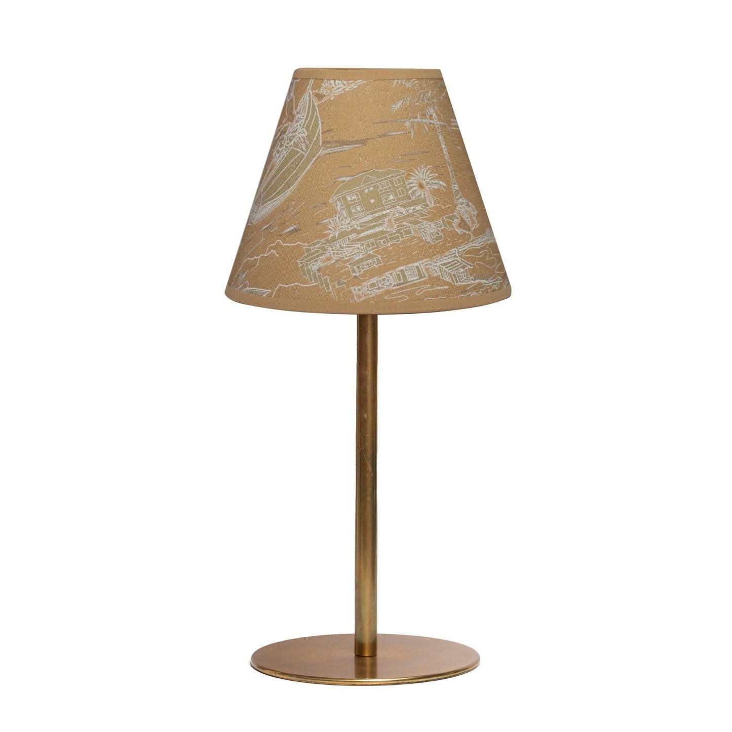 Banana Island | Sand Beige 8" Empire Lampshade