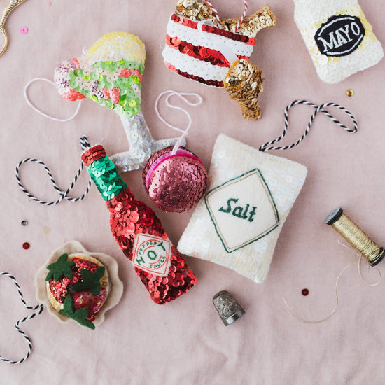 The Hot Sauce Sequin Hanging Decoration
