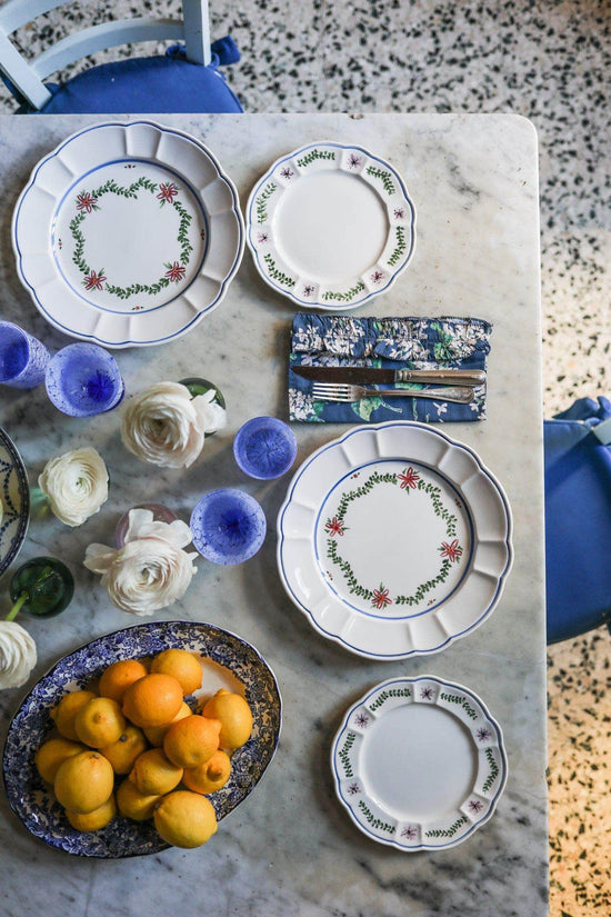 Arcadia Dinner Plate, Blue, Set Of 4