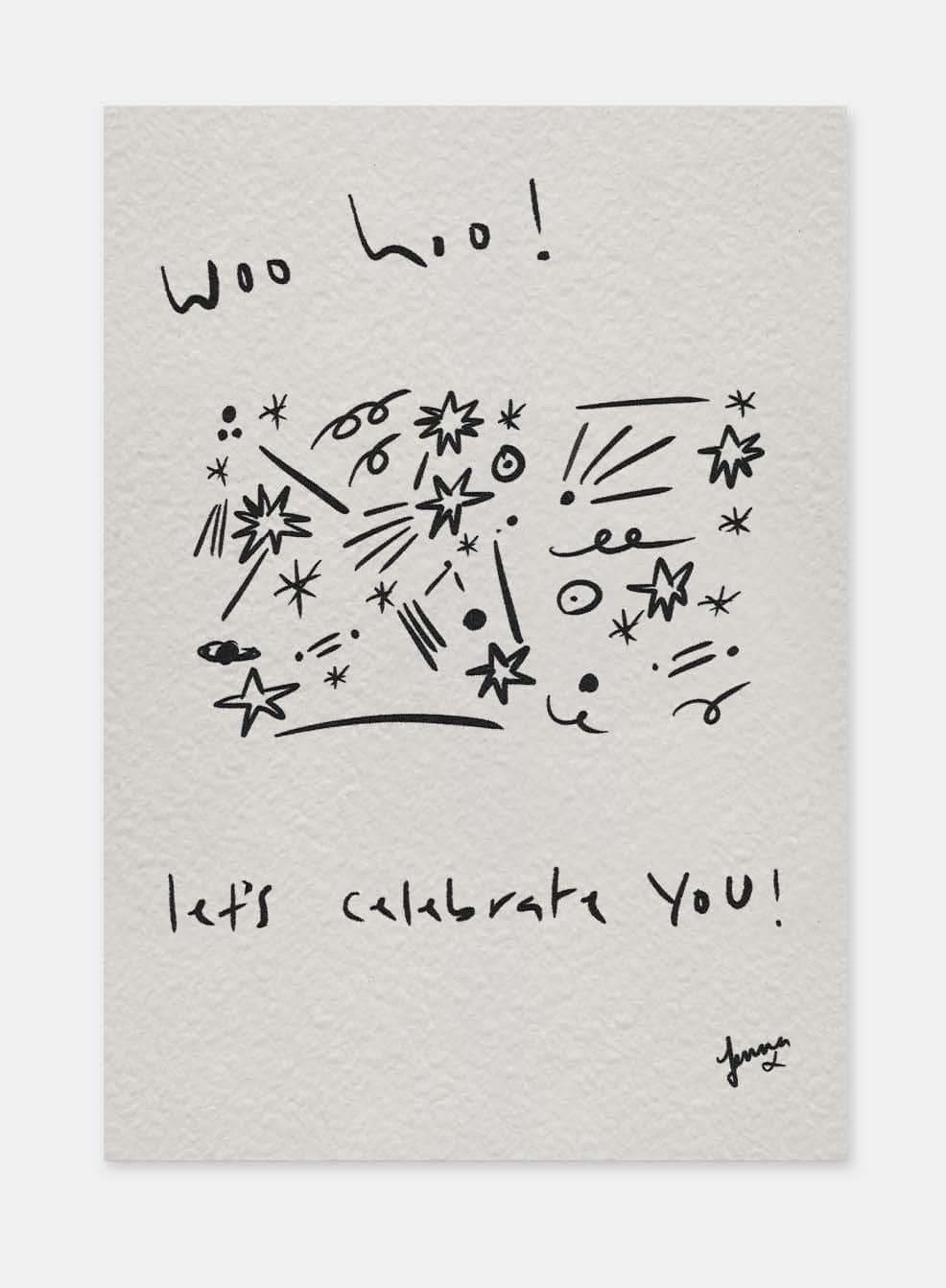 Woo Hoo Greeting Card