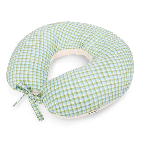 Nursing Pillow - Greenhouse Gingham