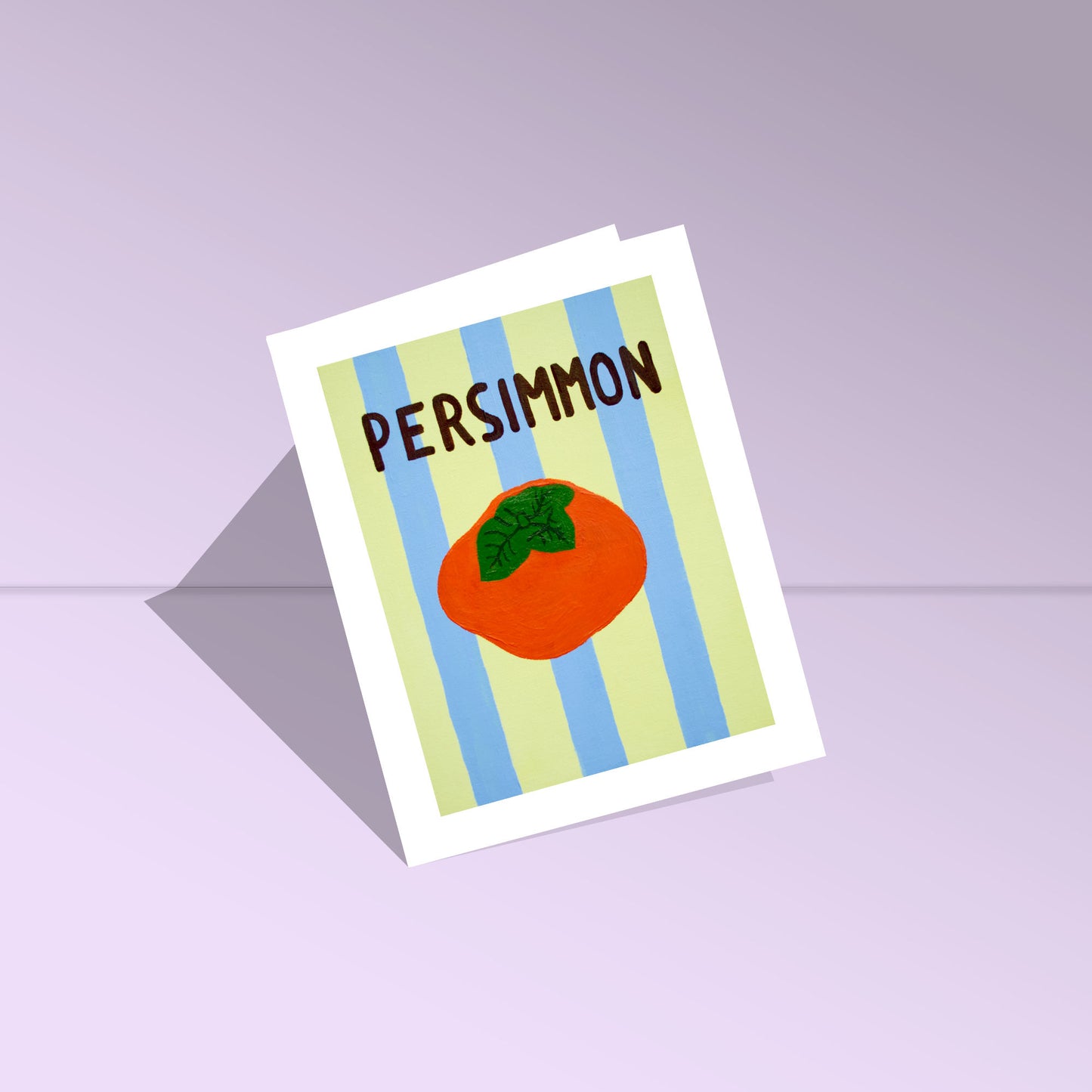 Persimmon Greeting Card