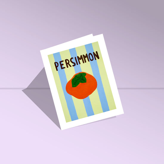 Persimmon Greeting Card