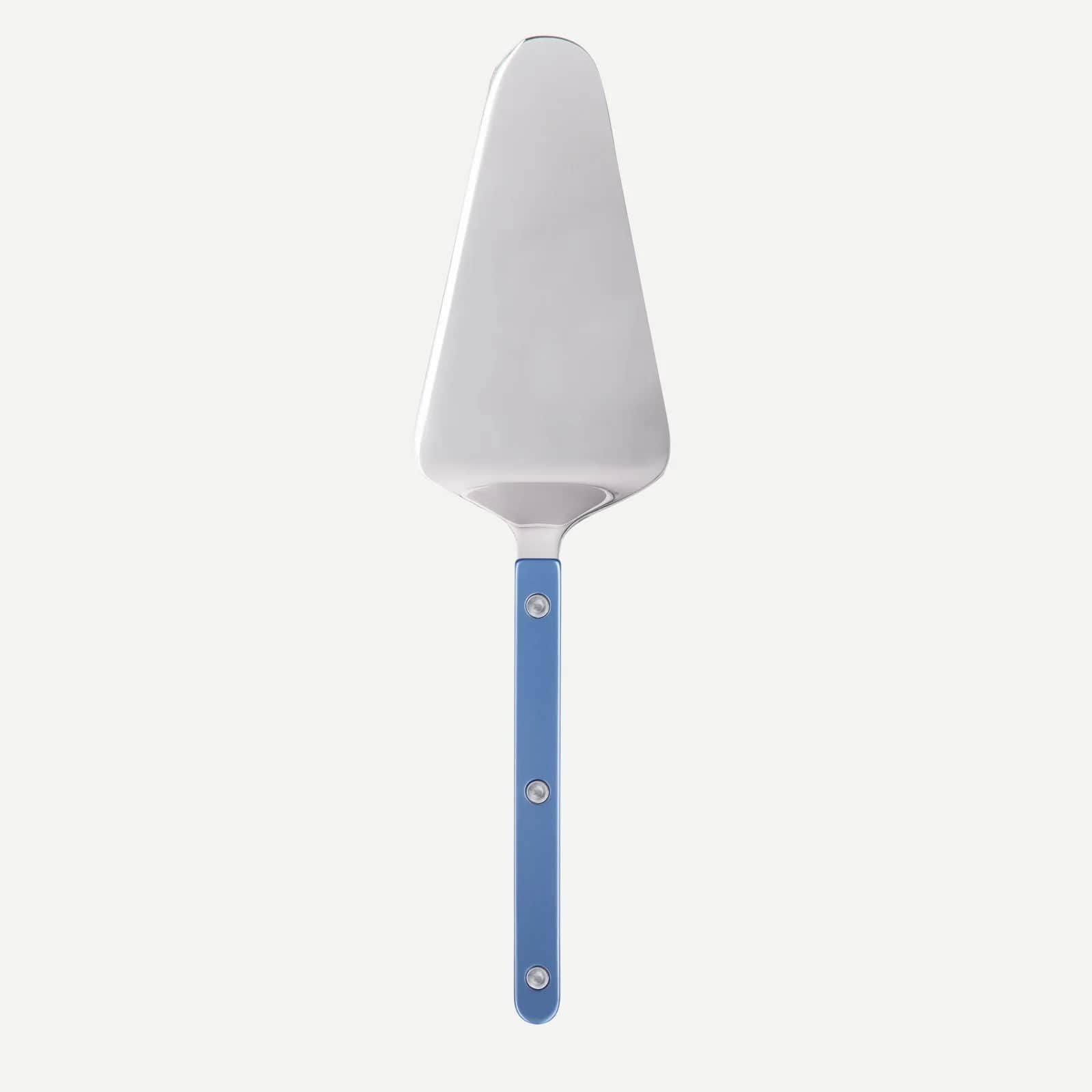 Bistrot Pearly Cake Server, Light Blue