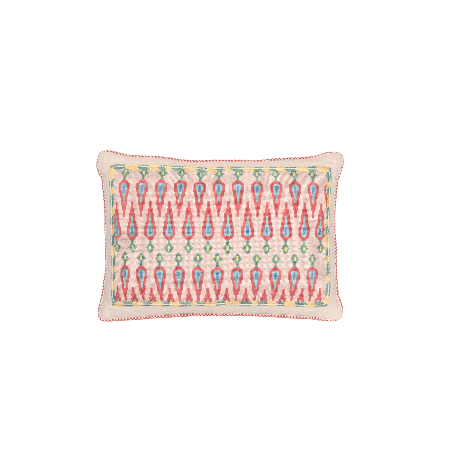 Cross-Stitch Pillow Cover 14×20 in