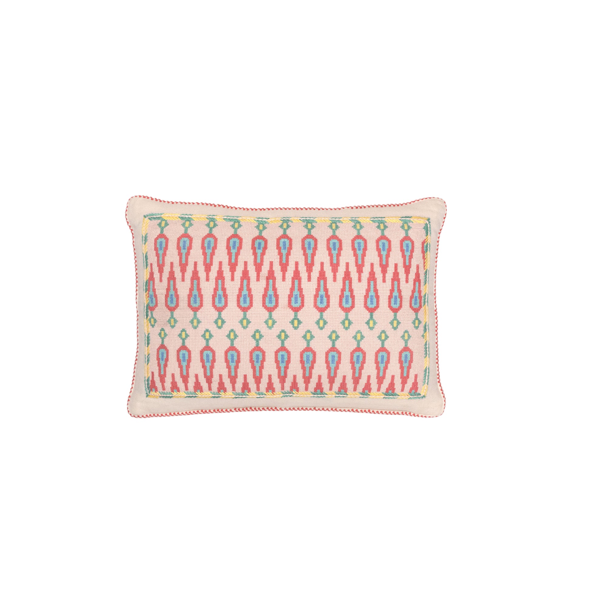 Cross-Stitch Pillow Cover 14×20 in