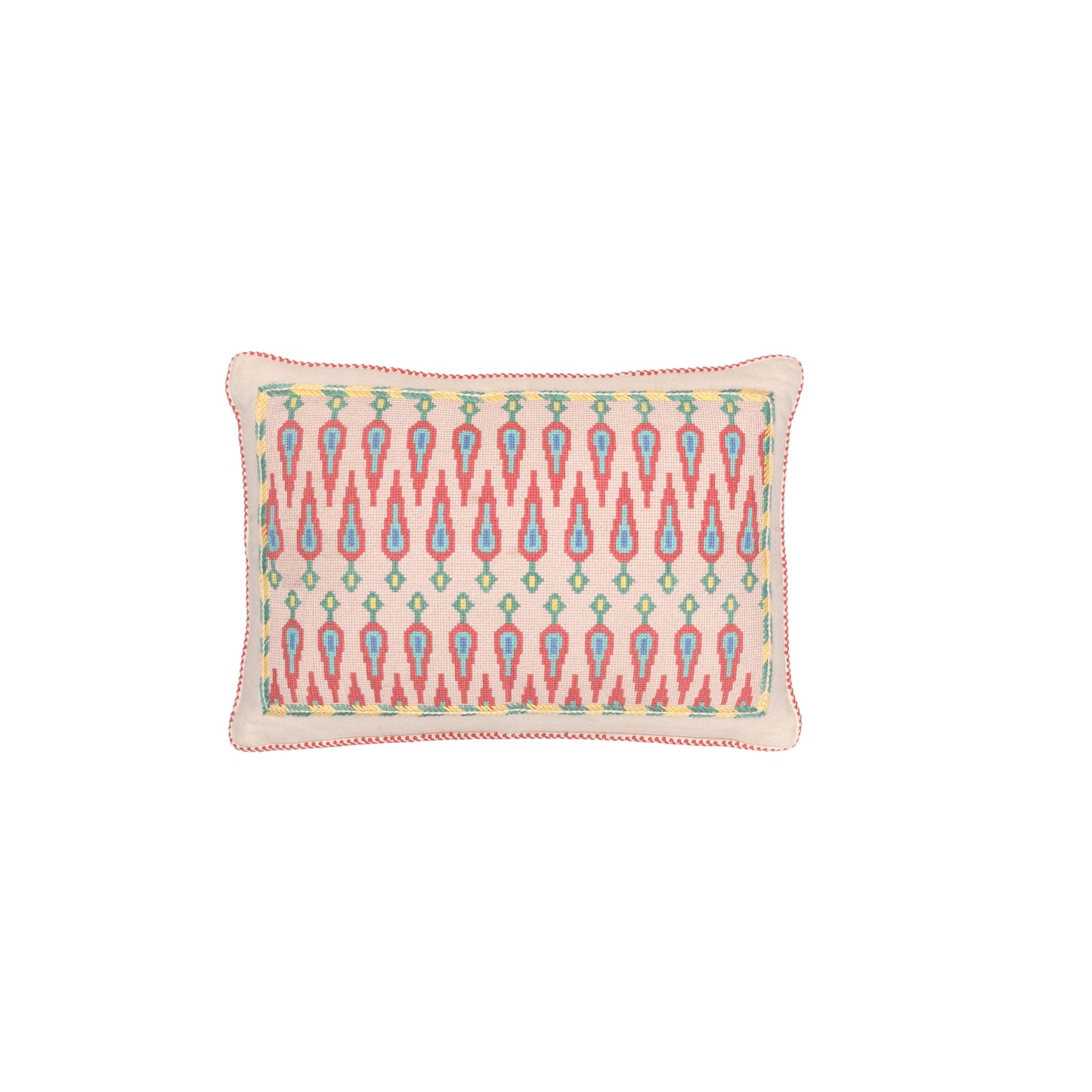 Cross-Stitch Pillow Cover 14×20 in