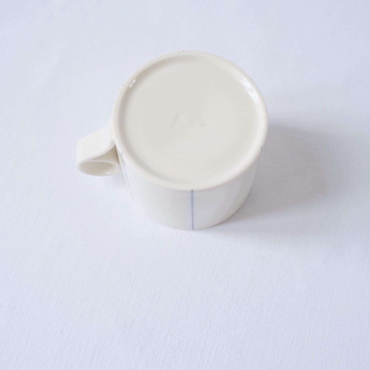 Medium Mug with Cobalt Stripes