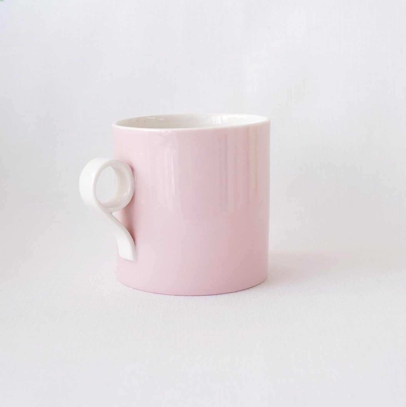 Large Mug in Pale Pink - Loop Handle
