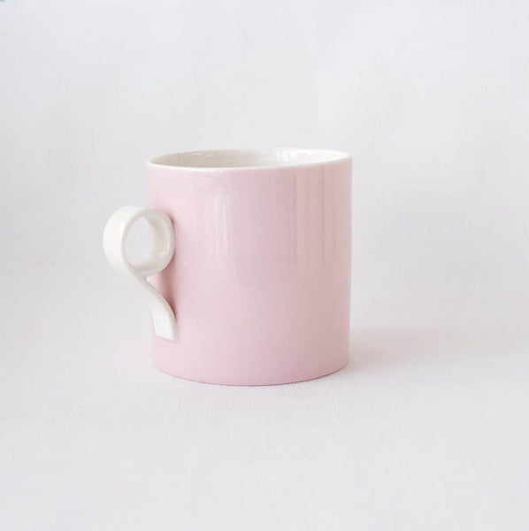 Large Mug in Pale Pink - Loop Handle