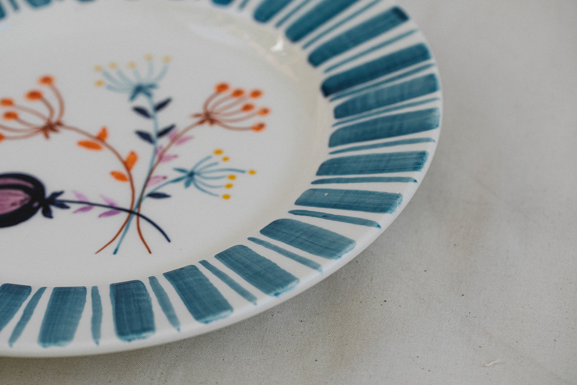 Blue Dinner Plate – The Portuguese Chitas