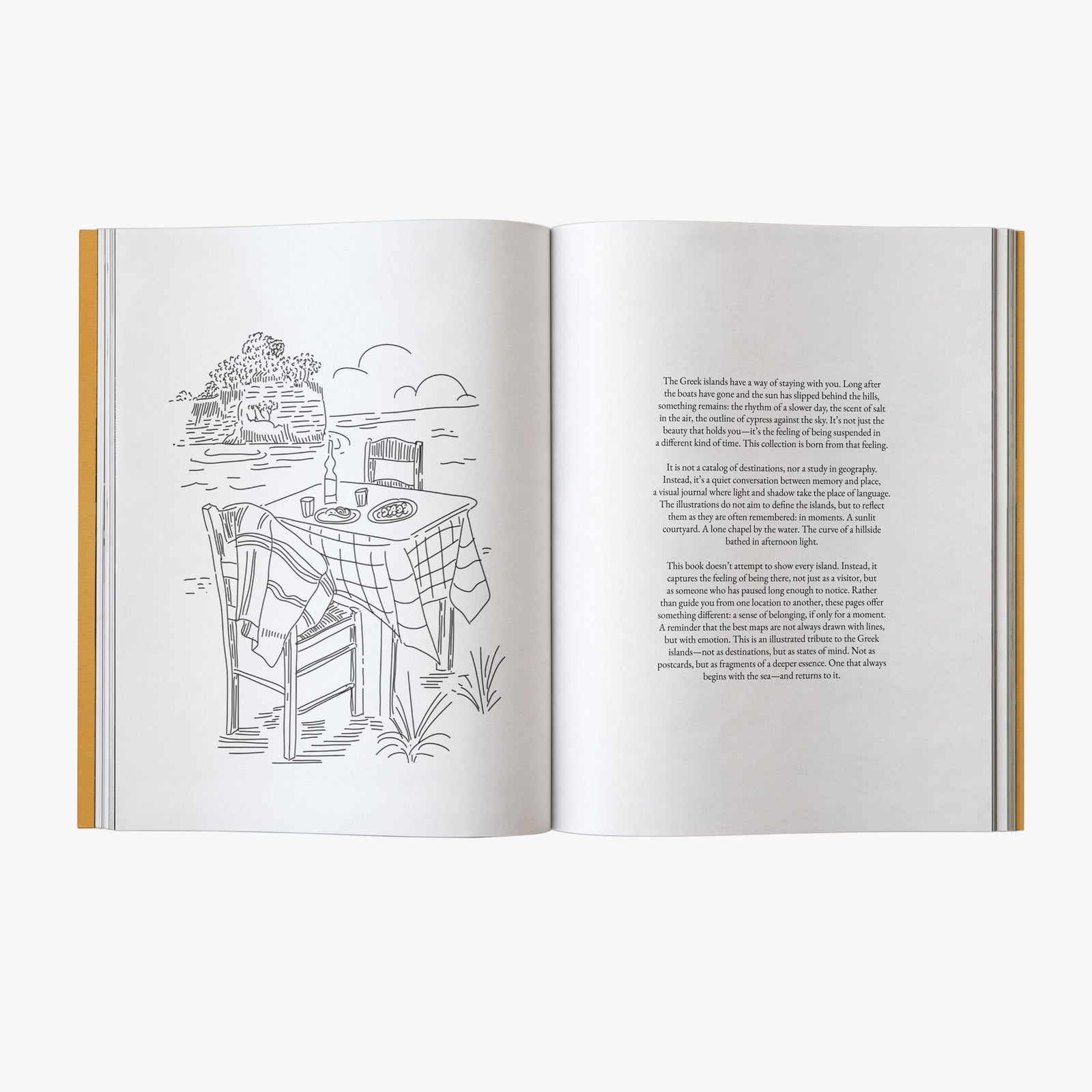Greek Island Sketches Book