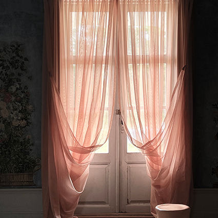 Curtain Hotel Sheer Soft Rouge