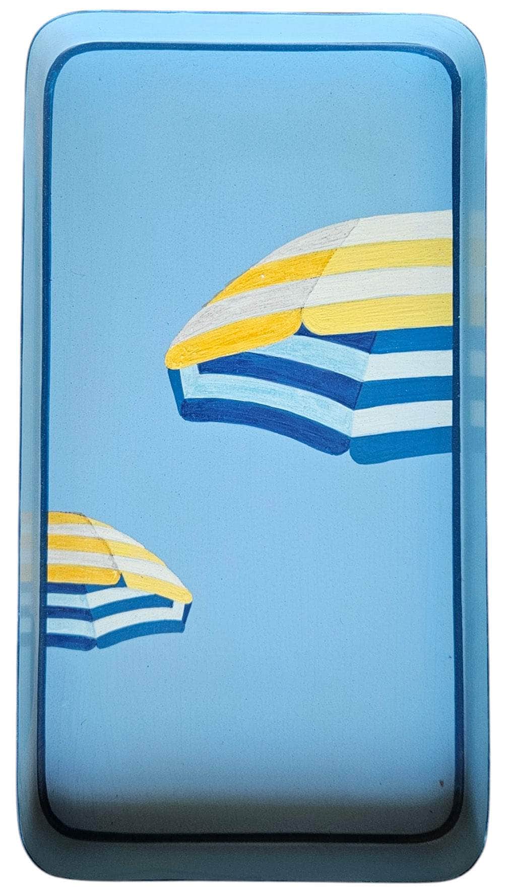 Hand-Painted Iron Tray - Seaside