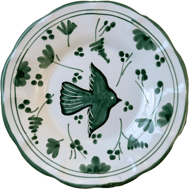 Colomba Green Plate 16cm