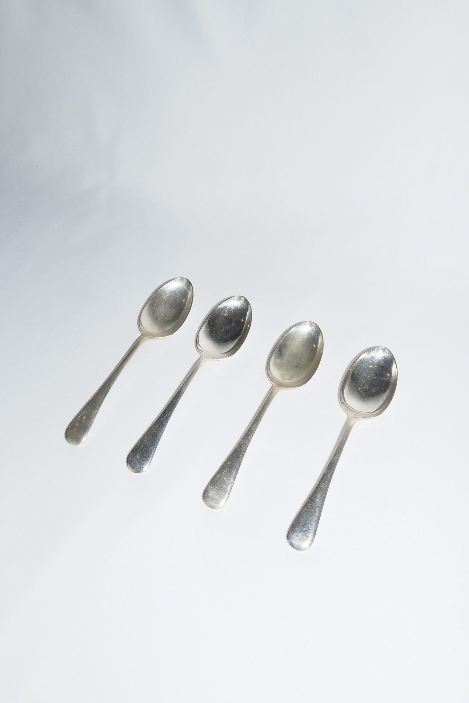 4 Vintage Silver Plate Spoons
