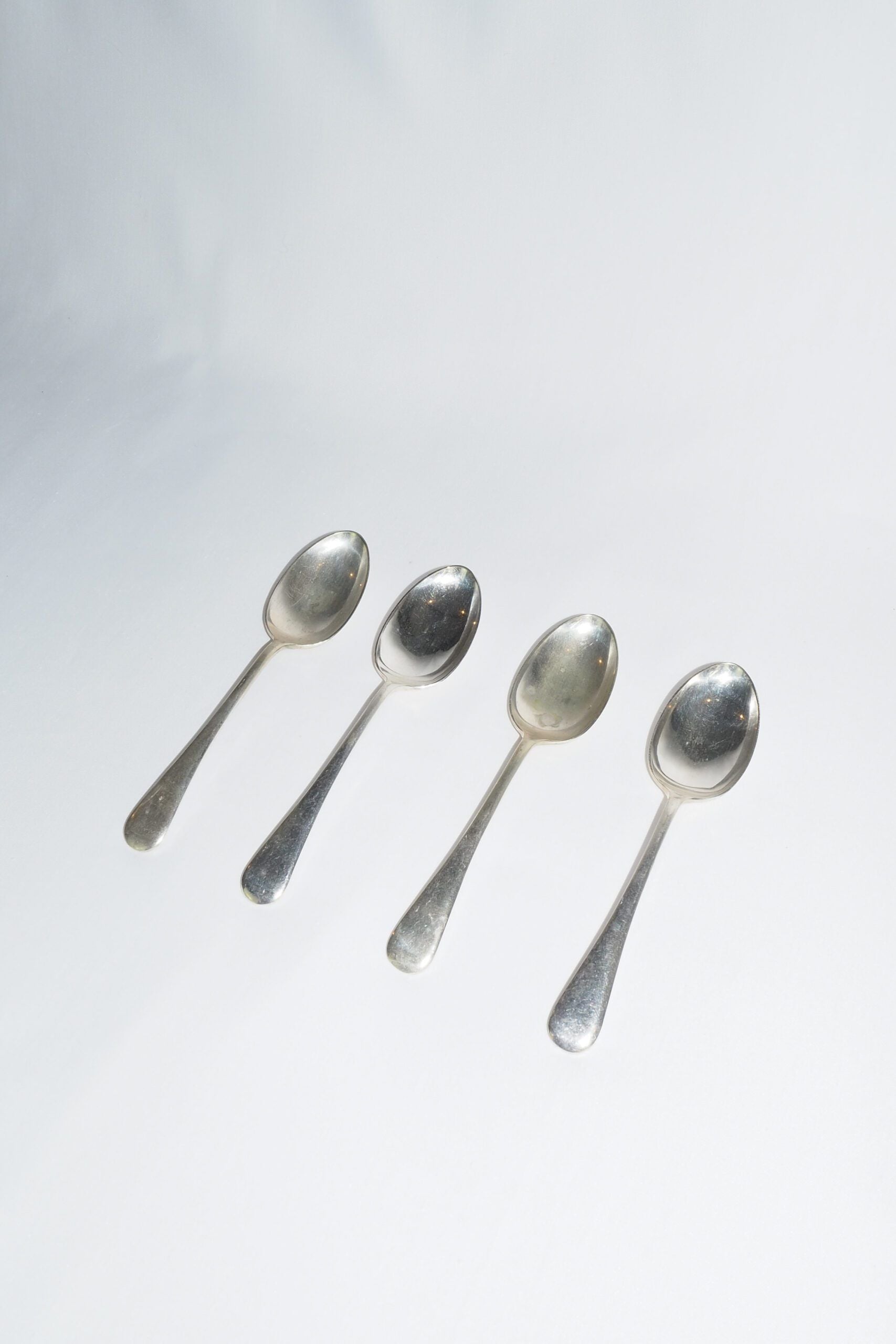 4 Vintage Silver Plate Spoons