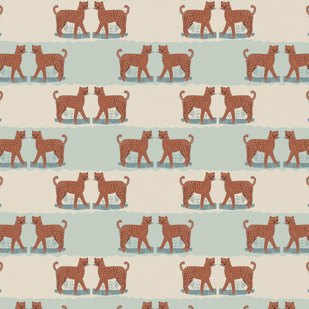 A Leopard Never Changes it's Spots Fabric