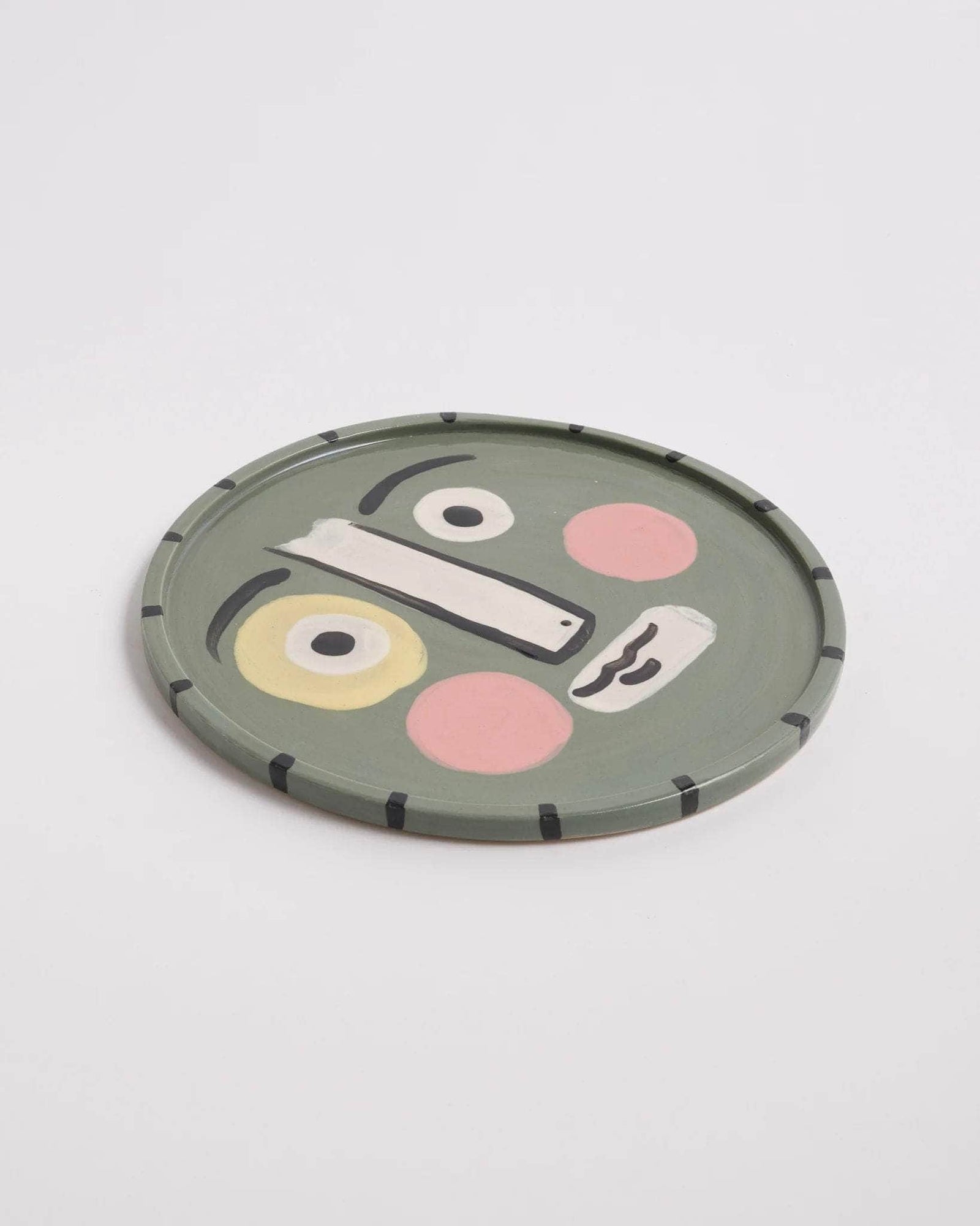 Isolation Face Plate Sage Green 24cm