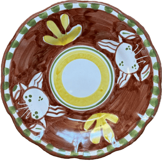 Amalfi Crab Plate 16 cm – Terracotta