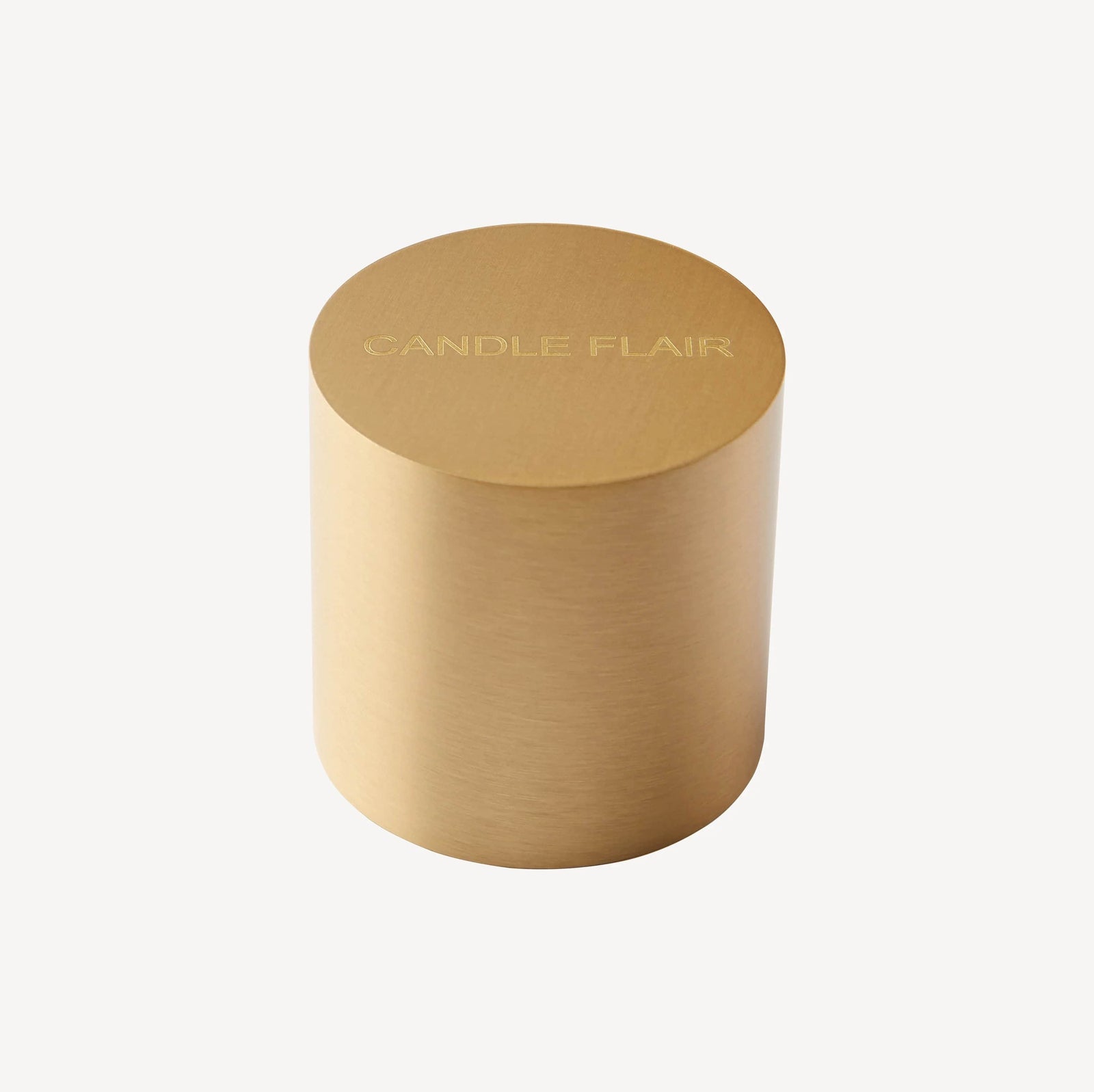 Roman Satin Brass Candle Holder