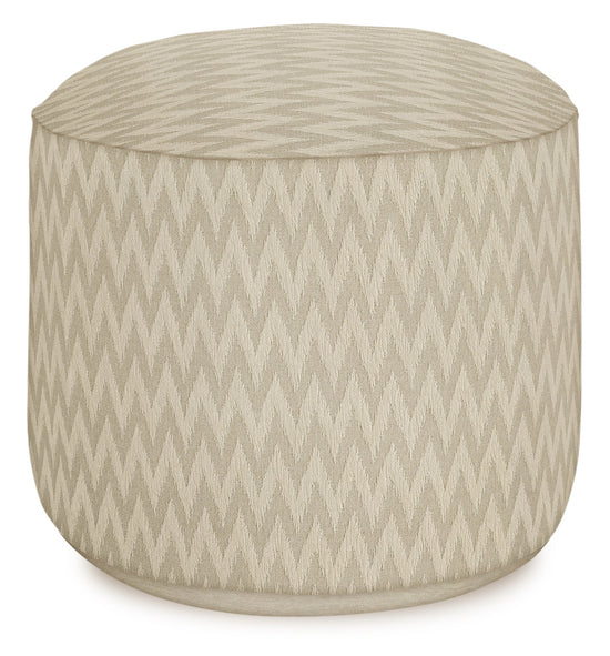 Outdoor Pouf Rosita Sand & Ecru