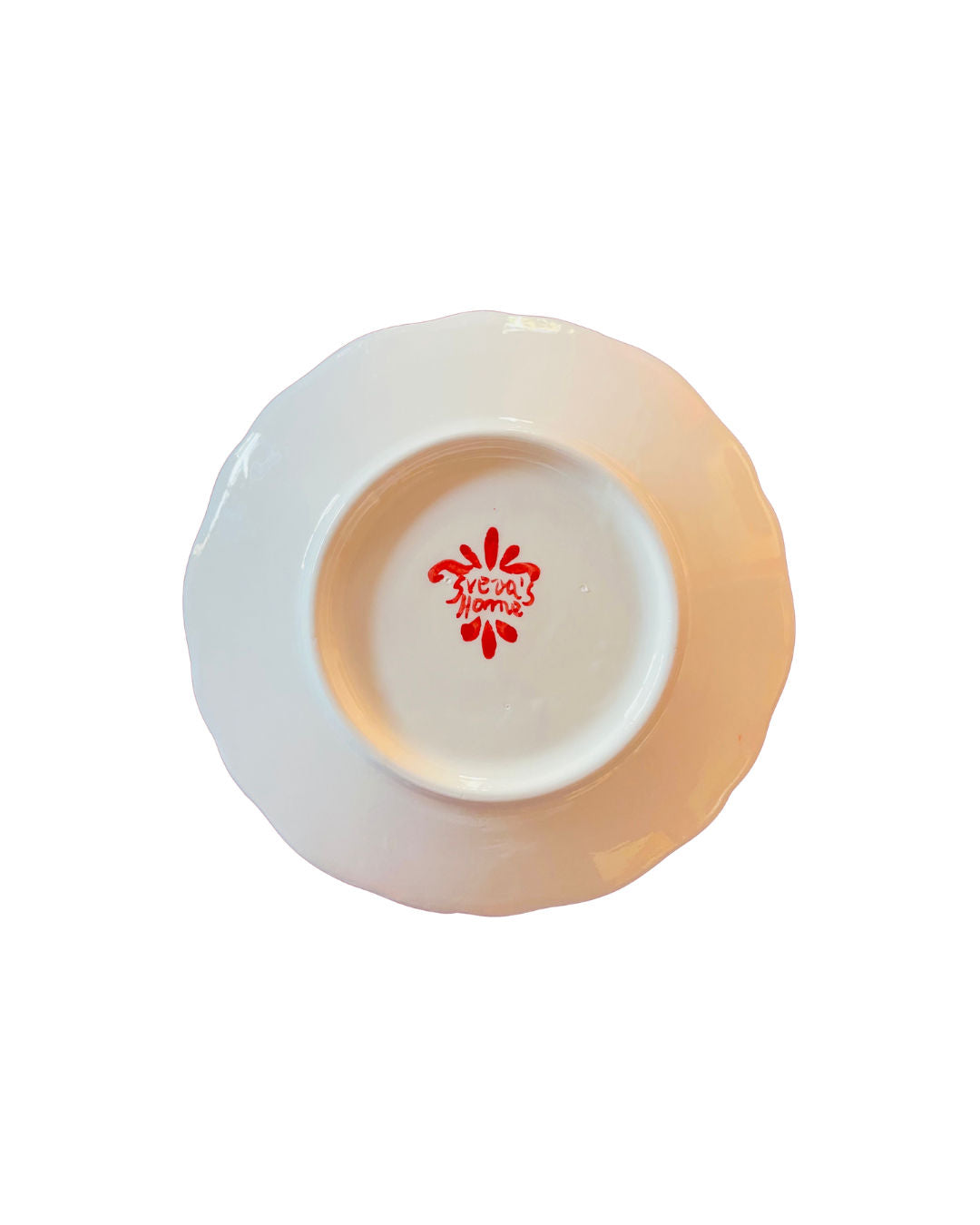 Sveva's Home "Last Rodeo before my Romeo" Ceramic Scalloped Plate Set of 4