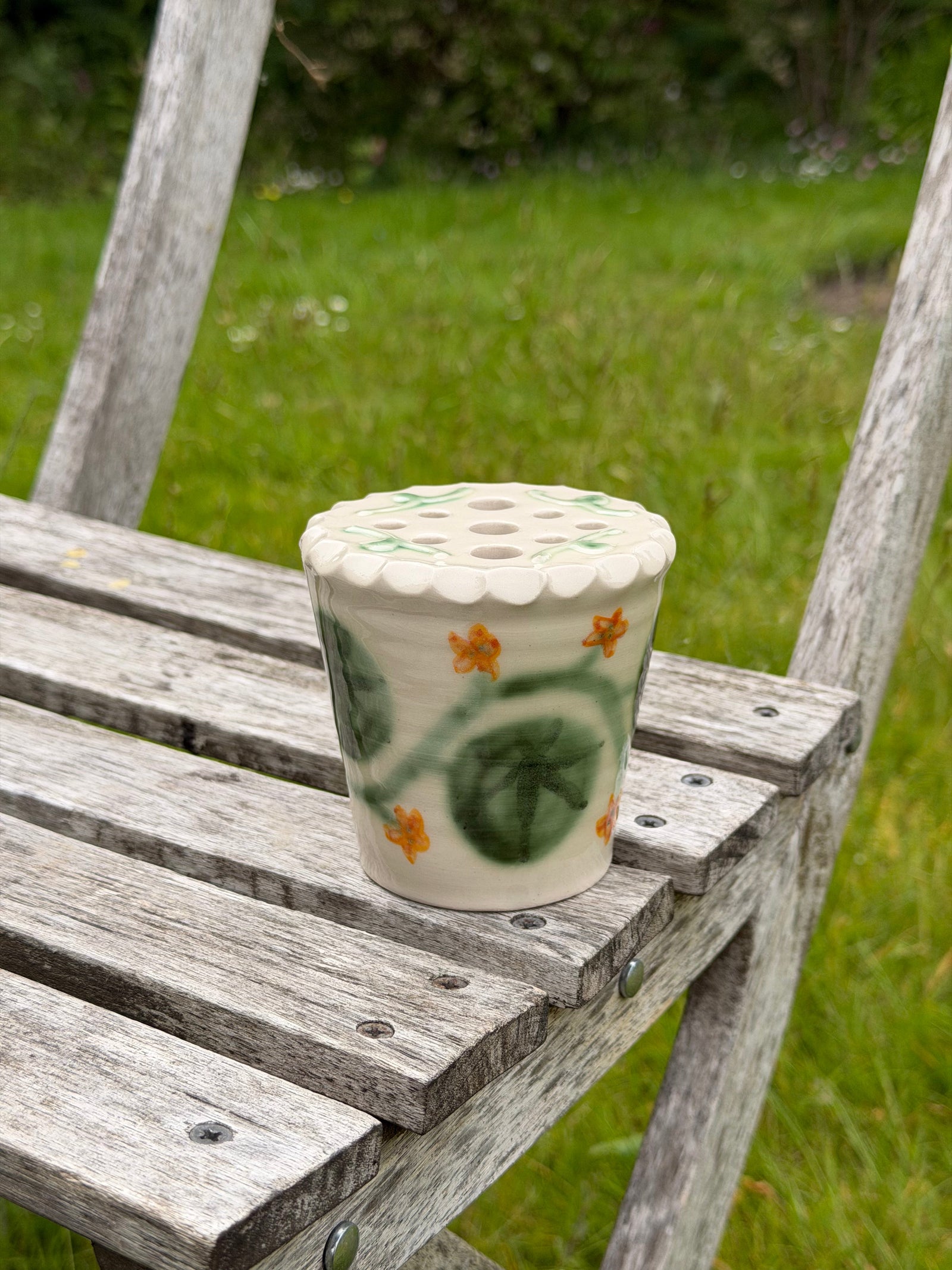 Nasturtium Vase - #10