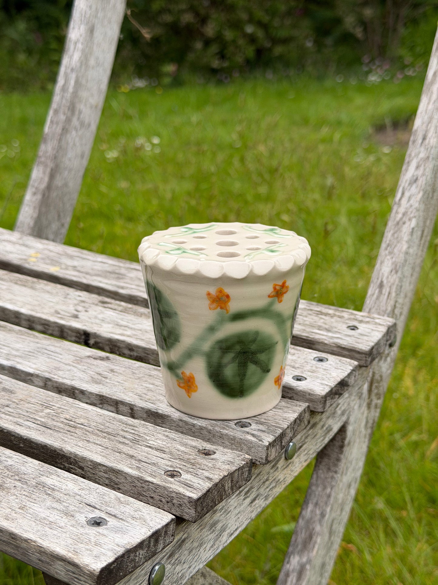 Nasturtium Vase - #10