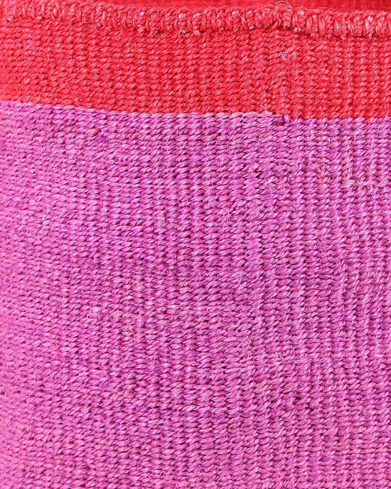 IMANI: XL Pink & Red Storage Basket