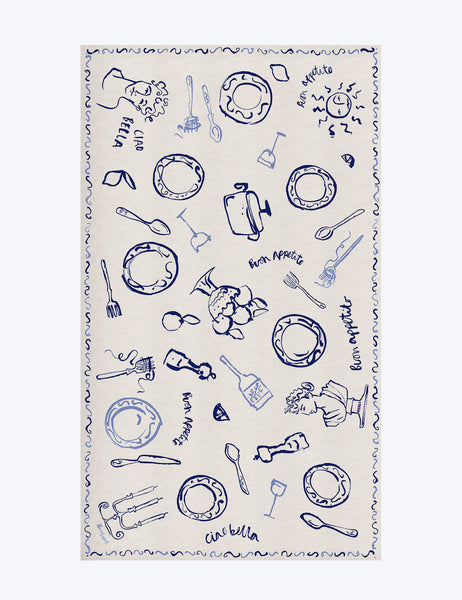 Ciao Bella Linen Tablecloth