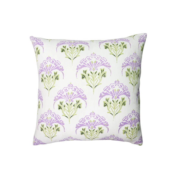 Soma - Pure Linen Throw Pillow Cover - Lavender
