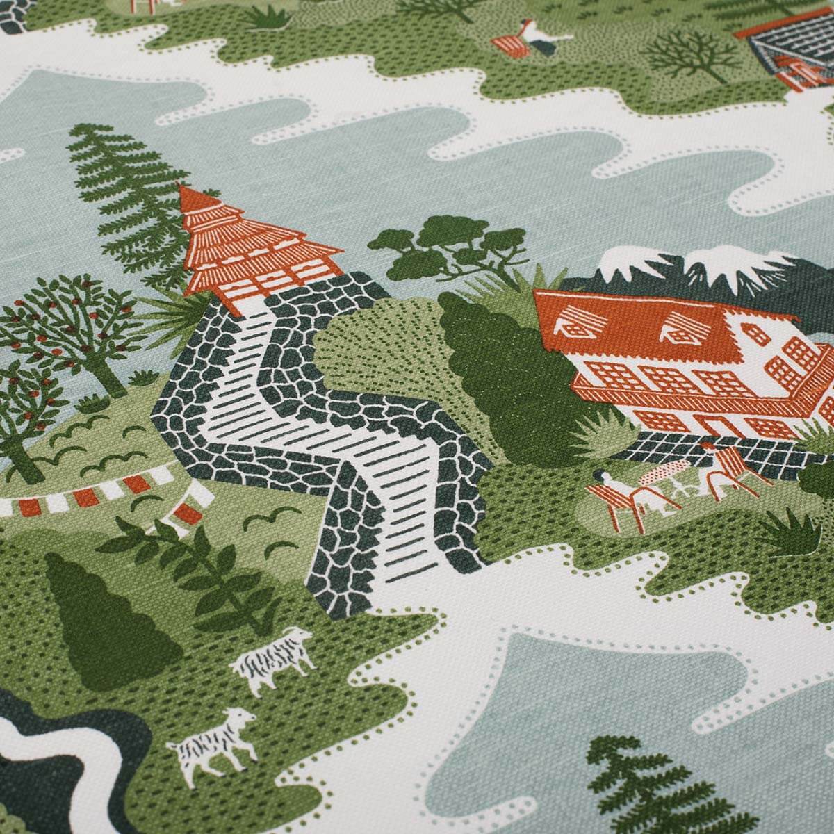 Mountain Zig Zag Fabric