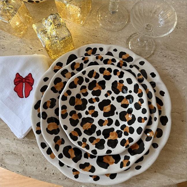 Leopard Plate 20cm