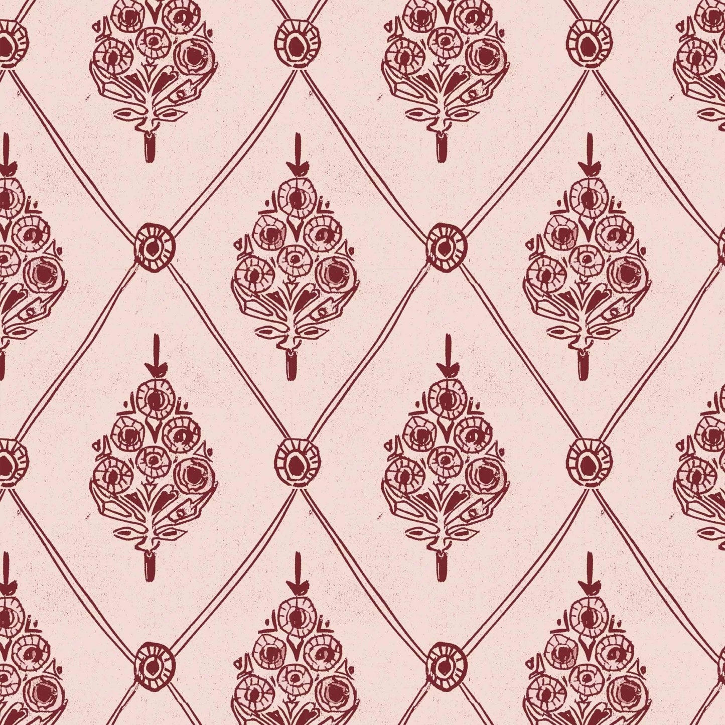 Agra Wallpaper - Pinks