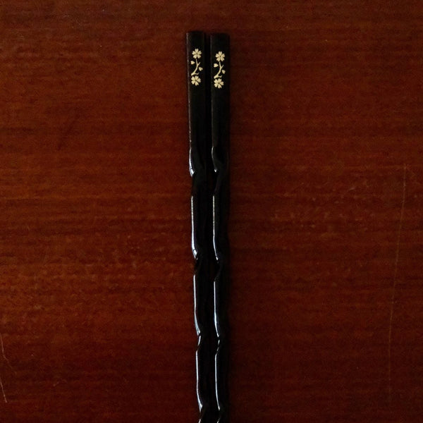 Curvy Natural Wood Chopsticks