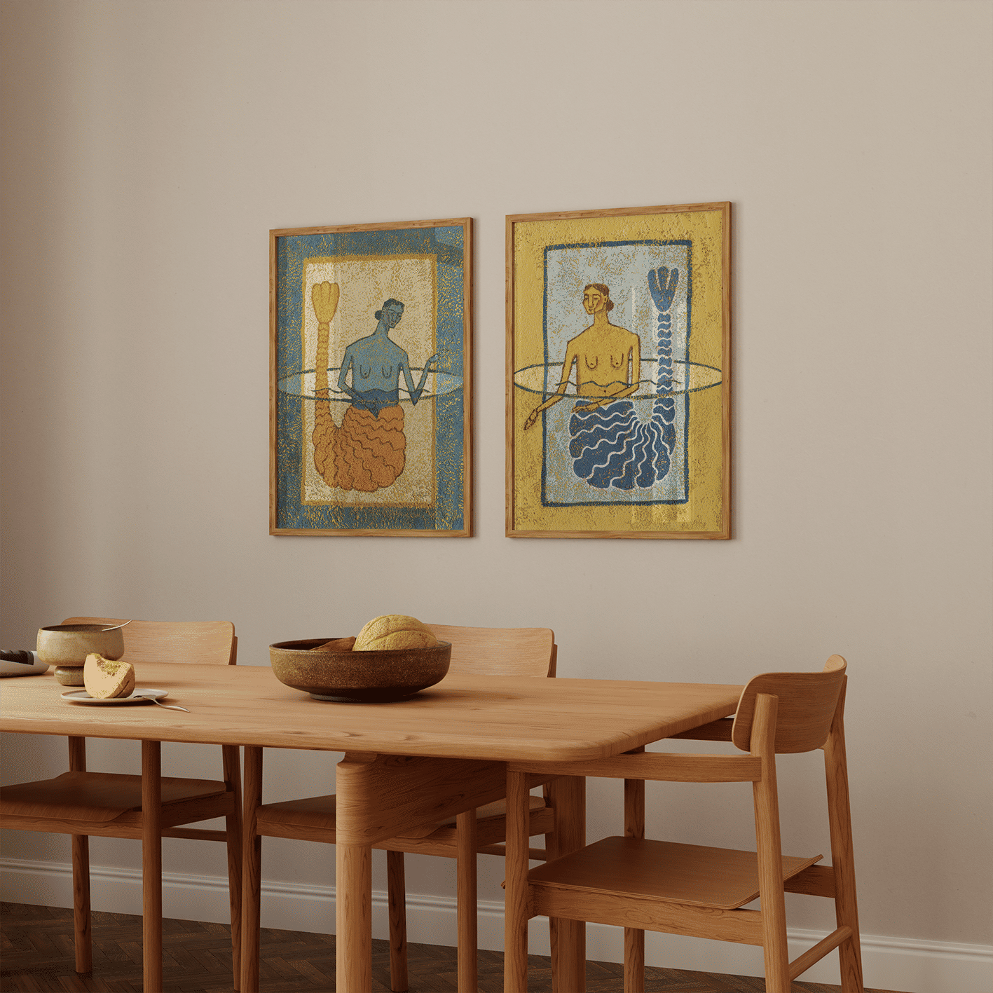 Mermaiden II - Mermaid Wall Art Print