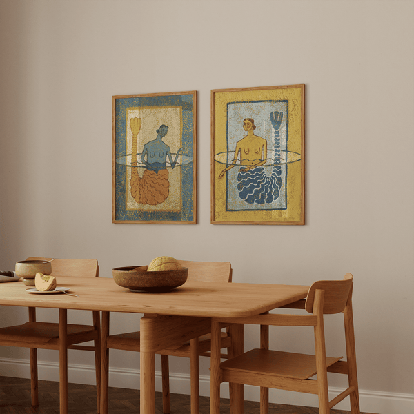 Mermaiden II - Mermaid Wall Art Print
