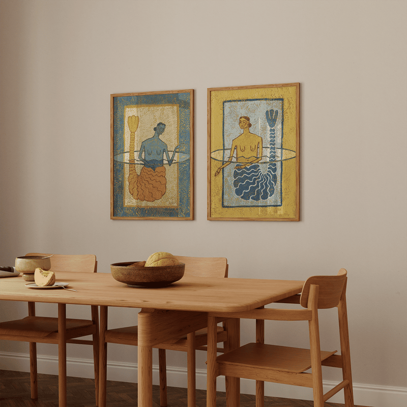 Mermaiden II - Mermaid Wall Art Print